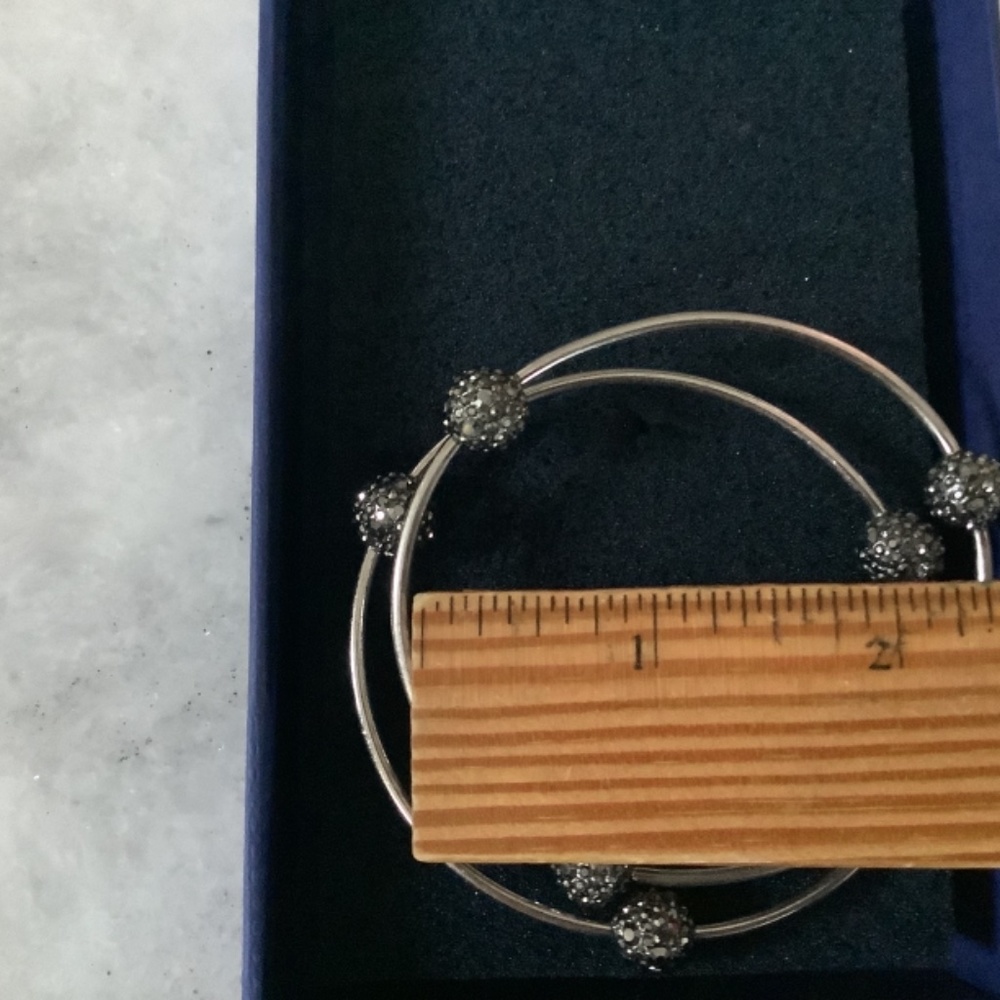 Henri Bendel Black Fireball Stackable Bracelets - image 2